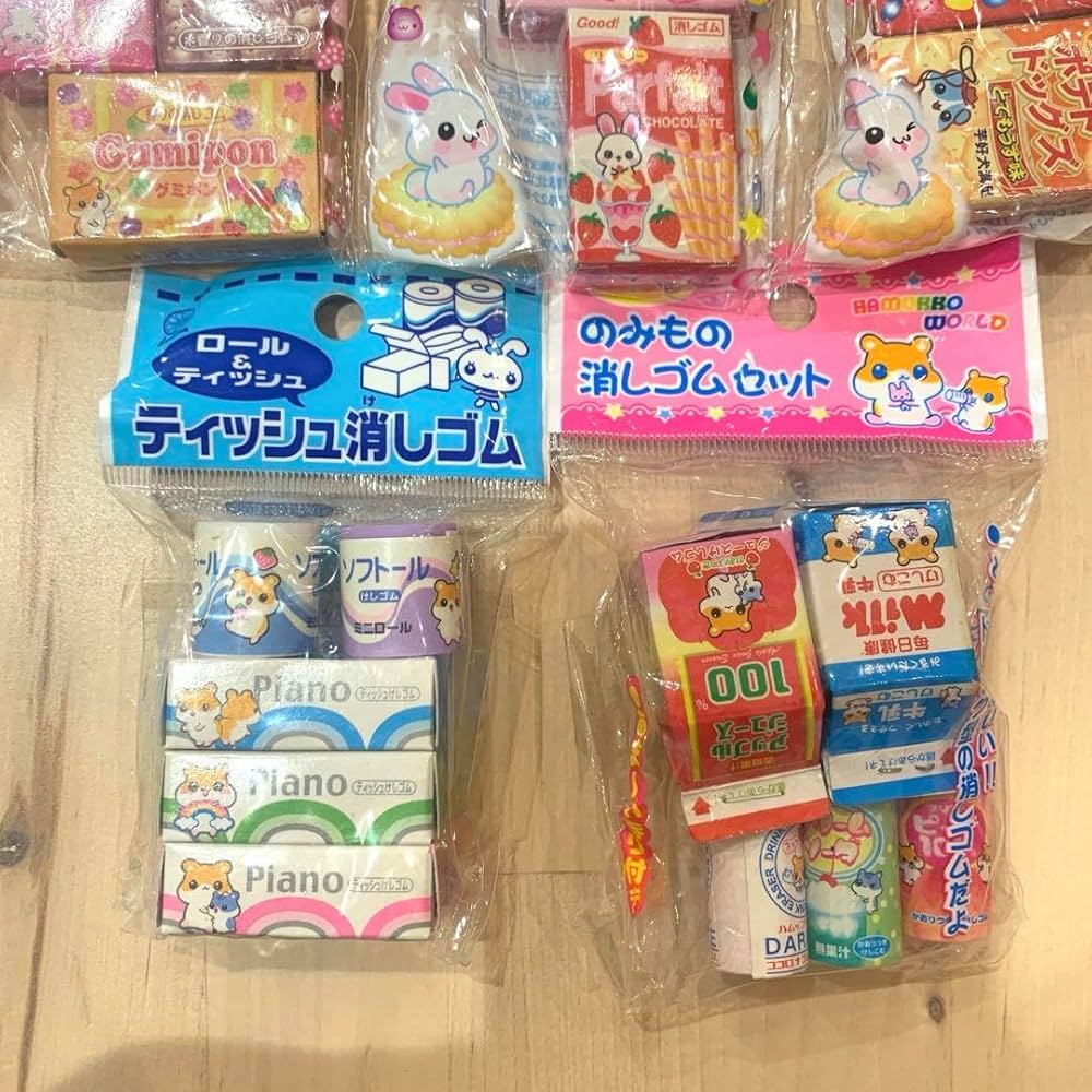 レモンハムッコワールド消しゴム5個セット